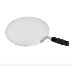 Pizza Peel - Paddle Round Cake Shovel Baking Tools Grip Handle Deal for Baking on Pizza Stone Oven &amp; Grill