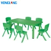 Plastic children table and chair