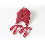 Plastic finger clamp for eating food