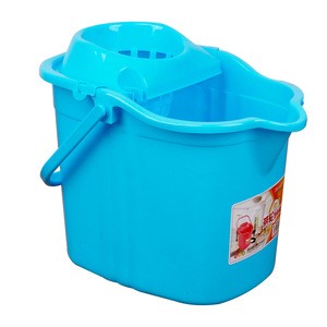 Plastic Household Mop Bucket with plastic handle, plastic car wash bucket