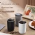 Import Plastic outer plastic inner steel double-layer insulated reusable coffee cup thermos water cup stainless steel with lid from China