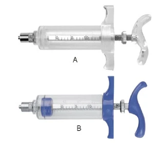 Plastic Steel Syringe with Graduation/Tpx Syringe