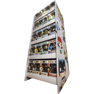Point Of Sale Tabletop Funko Pop Cardboard counter Display Stands