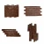 Import Polyurethane Rubber stamping Concrete in Brick Pattern imprint concrete stamps from China