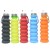 Import Popular Red Color Products 2020 Ecofriendly Silicone Bottle Water Foldable Collapsible Reusable Water Bottle from China