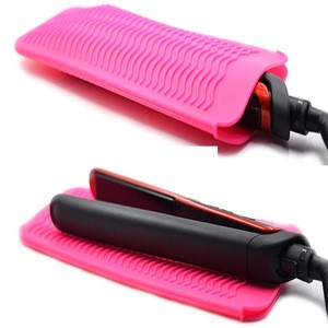 Portable Hair Tools Curling Iron Heat Resistant Silicone Travel Mat