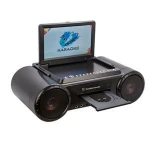 Portable tv  9 Inch Leadstar Color Karaoke Player CD player