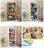Portable Wooden Library Kids Modern Floating Book Shelf Design Children Book Shelf