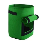 Potato Grow Bag Vegetable Growing Bag Breathable Felt Fabric with Strap Handles HOOk&LOOP Window