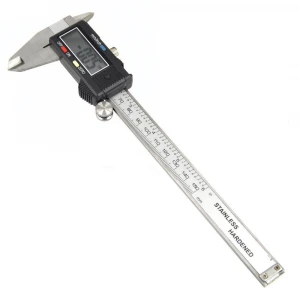 Precision Electronic Digital Caliper Extra Large LCD Screen Gauge Stainless Steel Vernier Caliper Micrometer 0-6 Inch/150 mm
