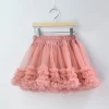 princess short baby skirts Inner layer cotton girl kids tutu skirts lace tulle tutu skirt for children girl