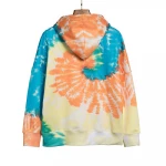 printed  style kangaroo polyester tie dye hoodie oversized hoodies for men