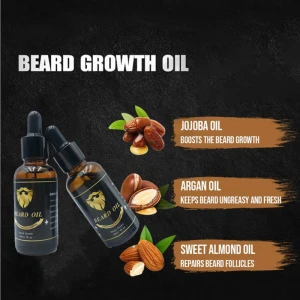 Private Label Amazon growth beard oil Kit for Men Grooming Care Beard Shampoo Balm Comb Brush Scissor