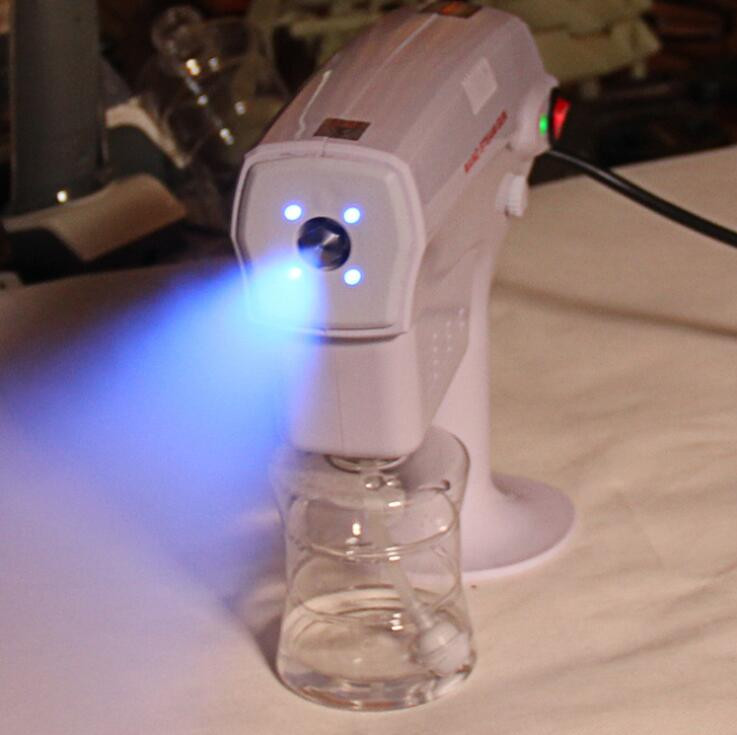Buy Professional Blue Led Light Alcohol Sterilizer Mist Spray Gun ...