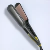 Professional ceramic heating plate curling iron hair straightener infrared