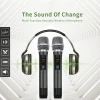 Professional Handheld Dynamic Cordless Microphone for Singing Karaoke Speech Church