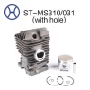 Professional manufacturer hot sale 47mm STL MS310 chainsaw cylinder piston kits garden tools spare part hairun
