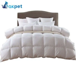 Professional Supply 100% Silk Microfiber Quilt Double White Duck Goose Down Duvet Cover