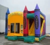Professional supply inflatable bouncer combo slide