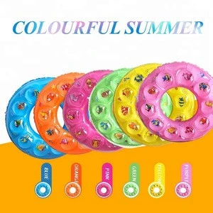 Promotion summer vacation adults kids inflatable swimming rings