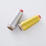 Promotional Thread Metallic Yarn Factory Manufacture Various Golden Knitting Embroidery Thread Yarn Metallic