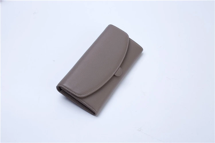 Proper price top quality minimalist genuine leather women wallet
