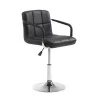 PU Leather Adjustable Swivel  Chair with Stable Base cheap salon furniture barber chair
