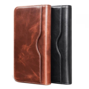 PULOKA Leather Flip Detachable Multi Card Holder Wallet Phone Case for Iphone X Phone Case