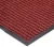 Import PVC backing needle punched double rib door mat/ single color ribbed polyester door mat with pvc backed from China