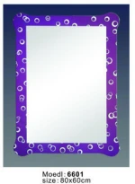 Qierao QI-M07 Classic Arabic Bone Inlay And Refective Bath Mirror