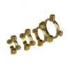 Quick Release Chrome plate Or Bright finish Brass Hose Clip Pipe Clamp
