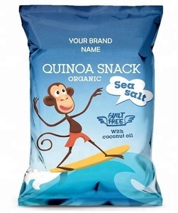 Quinoa Snack With Sea Salt Vegan And Gluten Free Certified Organic | Wholesale | Private Label | Made In EU