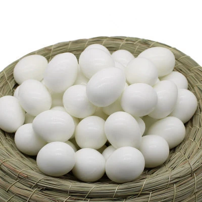 Racing pigeon supplies Plastic solid fake pigeon eggs products for pigeons