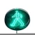 Import Rail traffic lights 300mm Red Man and  Green Walk man Pedestrian lamp-12 inch Led traffic Signal light from China