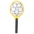 Import Rechargeable Bug Zapper Tennis Racket Kills Insects Gnats Mosquitoes and with Safe to Touch Mesh Net from China