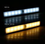 Rechargeable USB Night Light,Battery Powered Wireless LED Under Cabinet Lighting