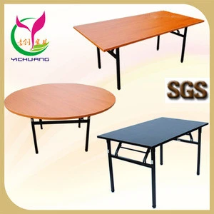 Rectangle melamine foldable Restaurant table for 6 people YCX-T10