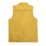 Reflective vest outdoor group clothing mountaineering fishing penetrating gas jacket zipper vest 6 colors clothes T101#
