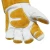 Import Reinforced Palm Thumb Finger Cuff Extra Protection Top Grain Leather Cowhide MIG Welding Gloves from China
