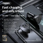 Remax Join Us Free sample Three output interface 18W high power Type C Qc 3.0 Delicate Appearance Phone Usb Car Charger