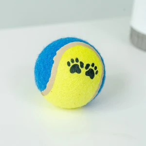 Rena Pet Hot Selling Fashion Colorful Game Accessory Increase Physical Fitness Tennis Ball Pet Toy