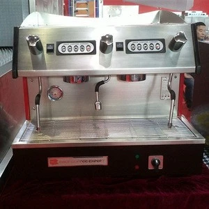 Restaurant Coffee Shop Double Head Semi-Auto Commercial Cappuccino Espresso Coffee Machine