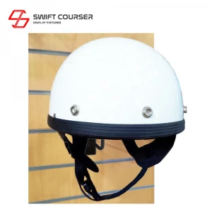 Retail Online Shop Bike Bicycle Powder Coated Slatwall Stand Rack Helmet Storage Holder Accessories