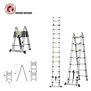 Retractable Folding Aluminum Multi-Purpose Home Ladder