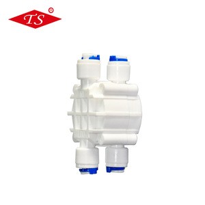Ro Filter Parts Quick Connector Fitting 4 Way Valve