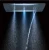 Import Romantic Big Size Overhead SS304 Rain Shower with LED Light, Villa Project Colorful Ceiling Rainfall Waterfall Shower Head from China