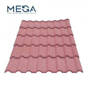 roof tiles factory wholesale colorful stone coated steel roofing tiles