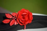 Rose Flower Napkin Ring Metal Napkin Holder Ring Wedding dinner decor