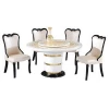 round solid wood base chinese dining table and chairs for dining room set table 12 seater dinner table set dining room furniture