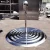 Import RTS Abstract modern minimalist mirror water drop ripple wave stainless steel sculpture from China